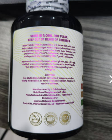 Berberine Back Instructions