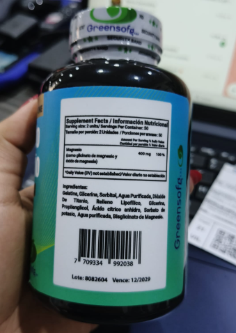 Tabla Nutricional