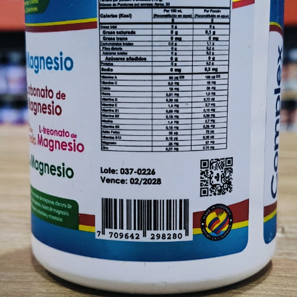 Tabla Nutricional
